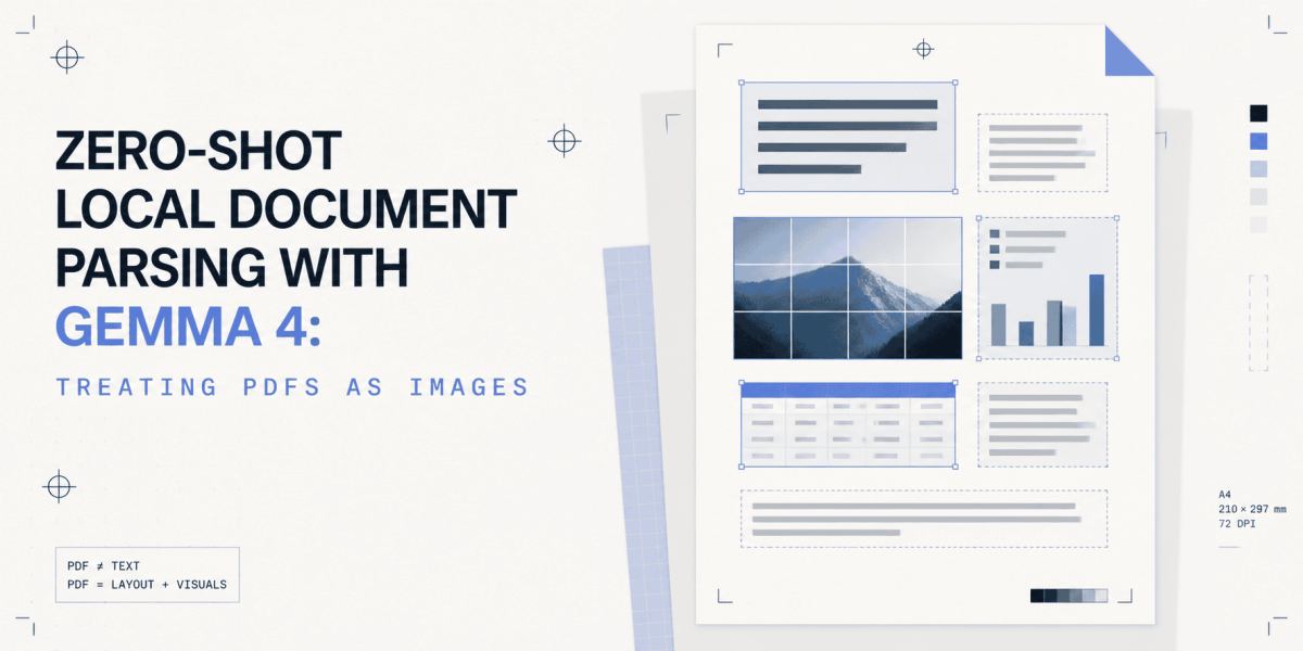 Zero-Shot Local Document Parsing with Gemma 4: Treating PDFs as Images
