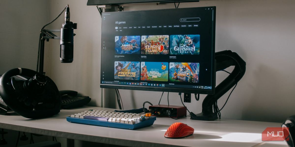 I tried replacing Steam with Google Play Games on my PC — it's not even close