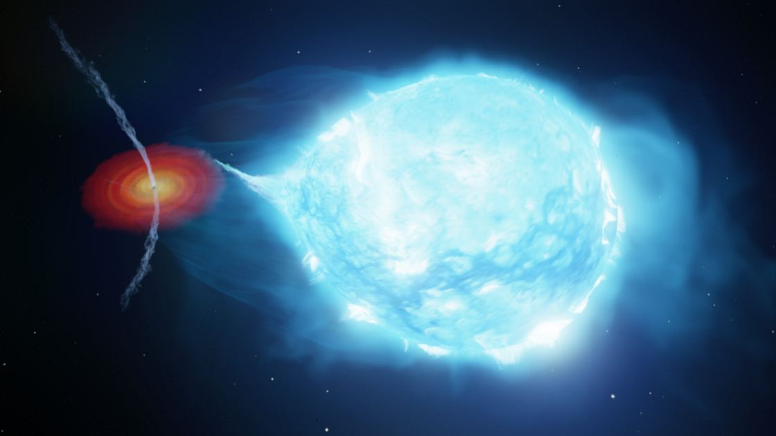  'Dancing' jets erupting from a cannibalistic black hole have the power of 10,000 suns 
