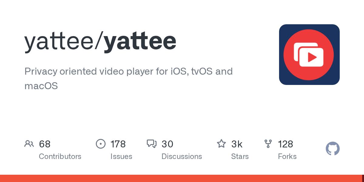 Privacy oriented video player for iOS, tvOS and macOS