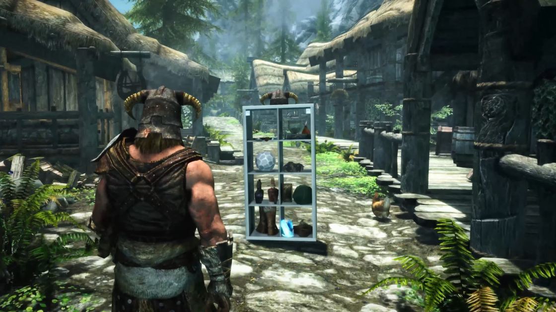 Skyrim’s Wildest New Character Is a Talking Ikea Shelf, Voiced by Matt Berry