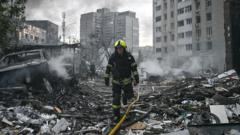 At least 10 killed in second Russian strikes on Kyiv in a week 