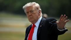 Trump says US to 'guide' stranded ships through Strait of Hormuz
