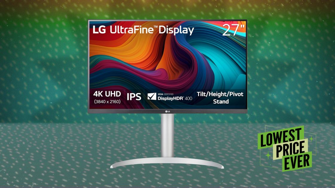 This 27-Inch LG 4K Monitor Just Dropped to Under $200