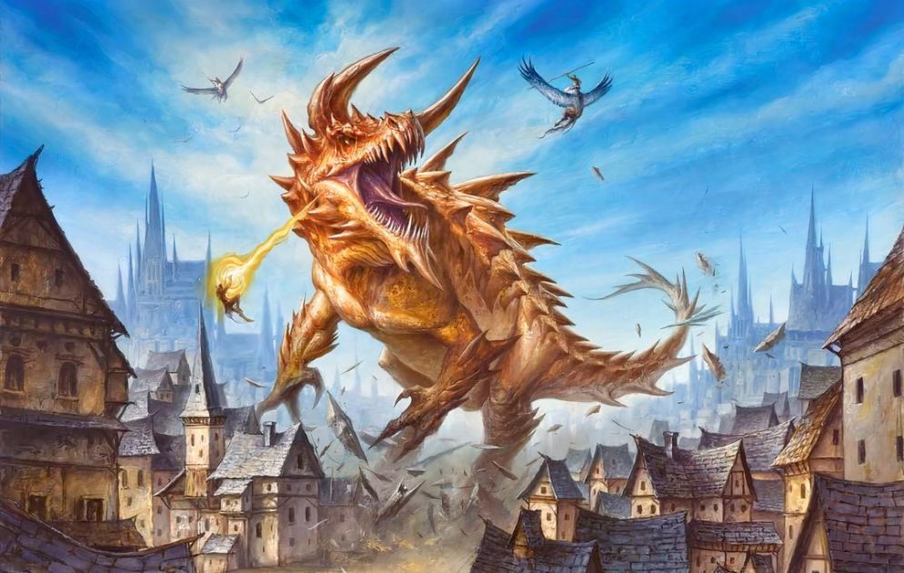 D&D's Unearthed Arcana Villainous Options lets druids transform into Godzilla