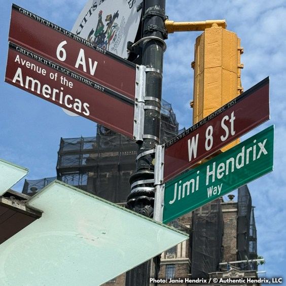 Jimi Hendrix Way Unveiled In NYC