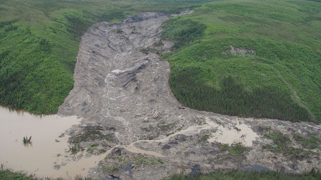  'A potential glimpse into the future': Climate change has triggered 'permafrost landslides' with house-size blocks of ice in Canada 
