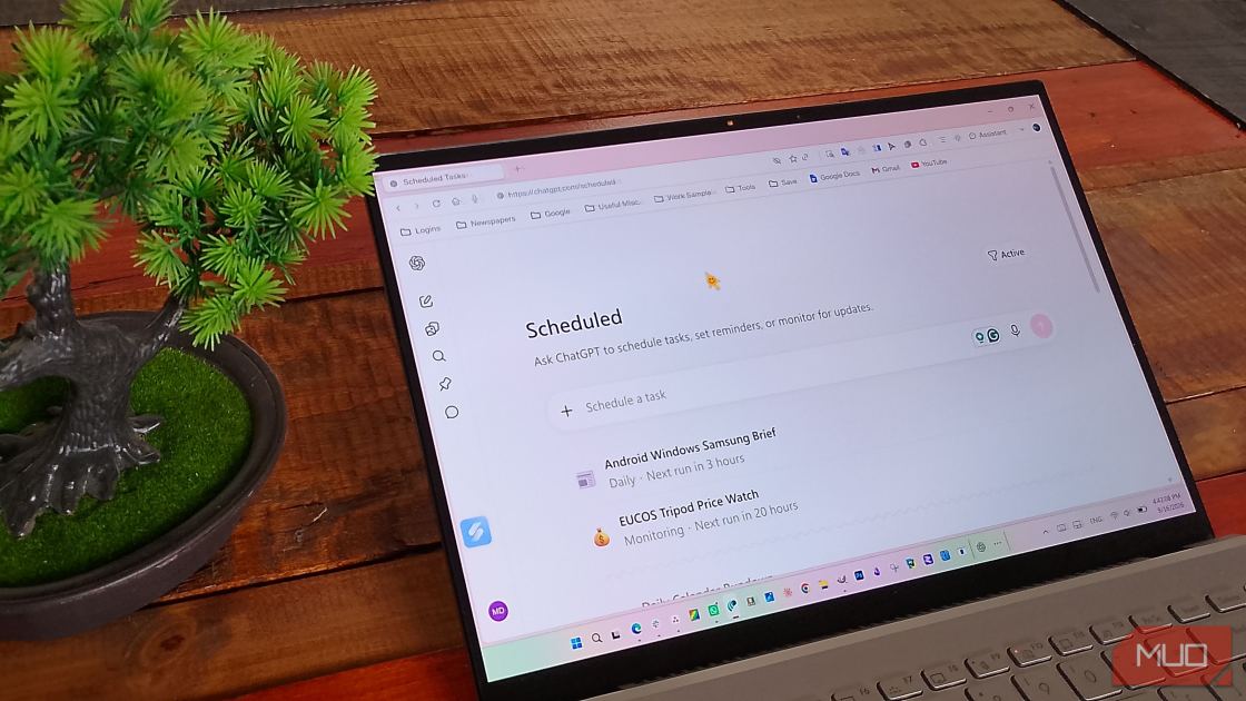 I set up four ChatGPT Scheduled Tasks and stopped wasting time on things ChatGPT could handle