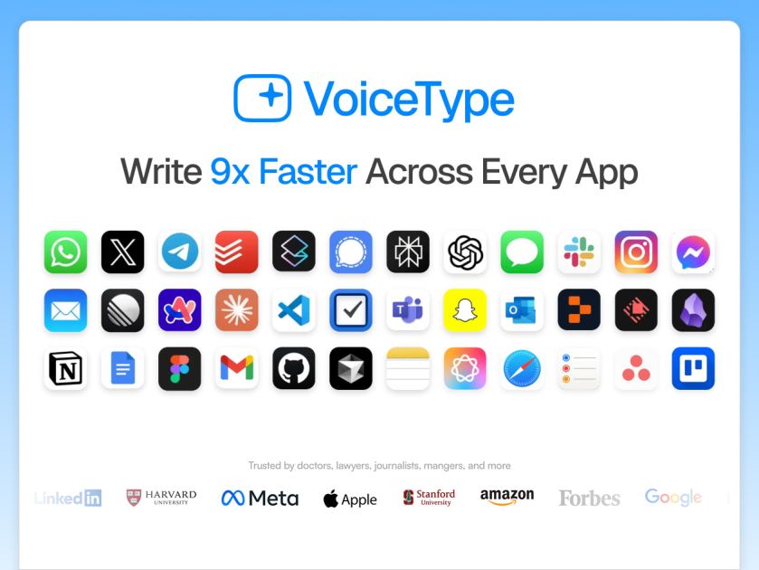 Treat yourself to unlimited AI voice-to-text for $45