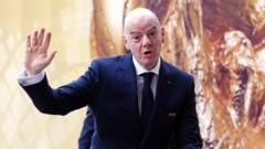 English FA set to withdraw support for Fifa president Infantino