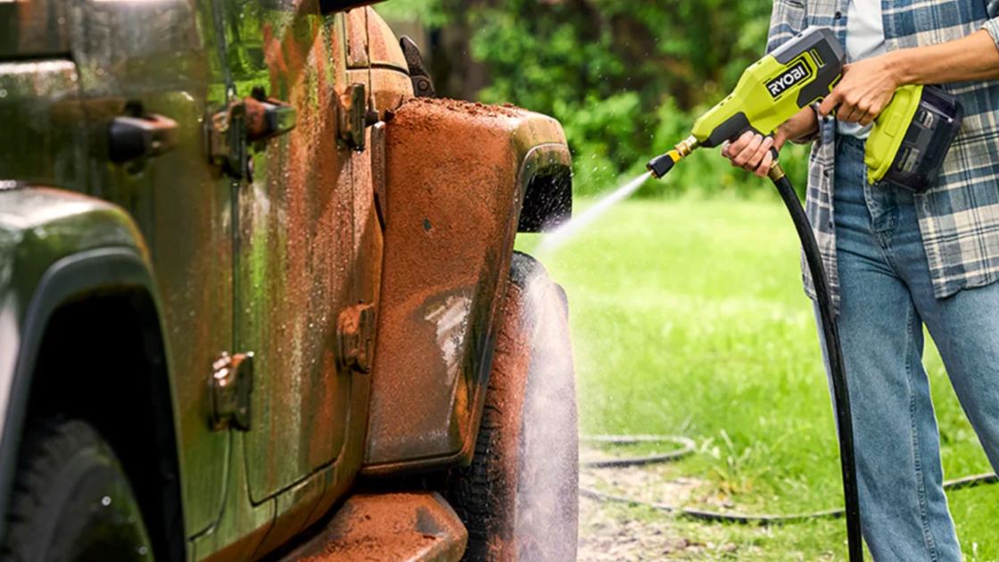I'm ditching my pressure washer for Ryobi's new portable power cleaner