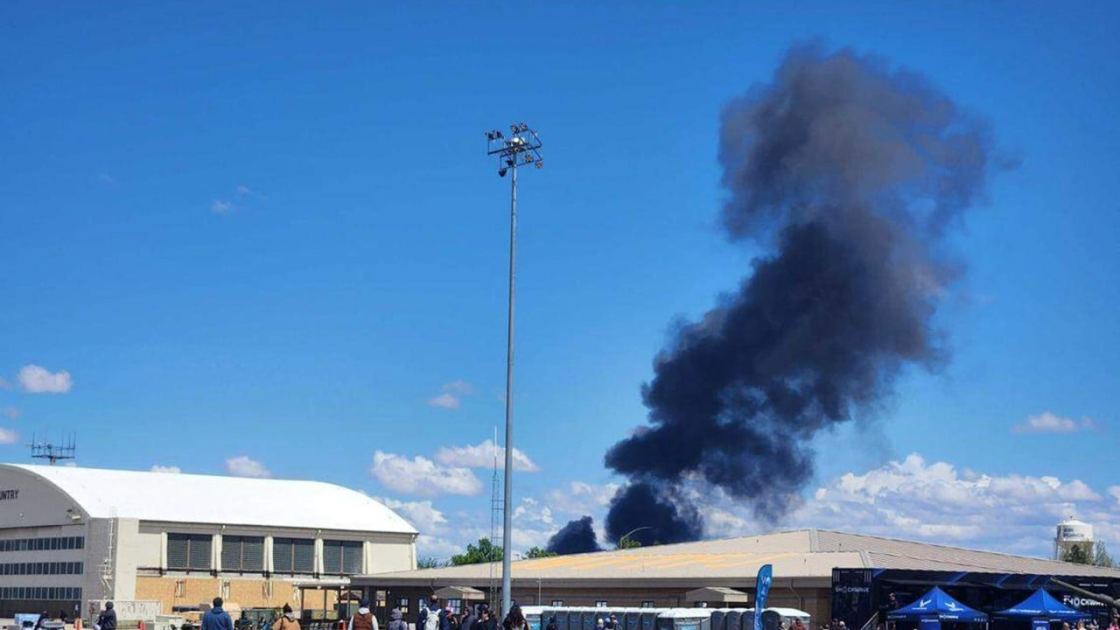 Military jets’ crew members safely ejected after Idaho air show collision, Navy says
