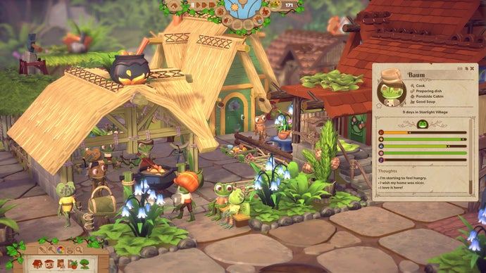 How Croakwood captures the challenge of a townbuilder like Anno but avoids the stress and pressure