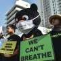 Haze emergency grips Malaysian Borneo town