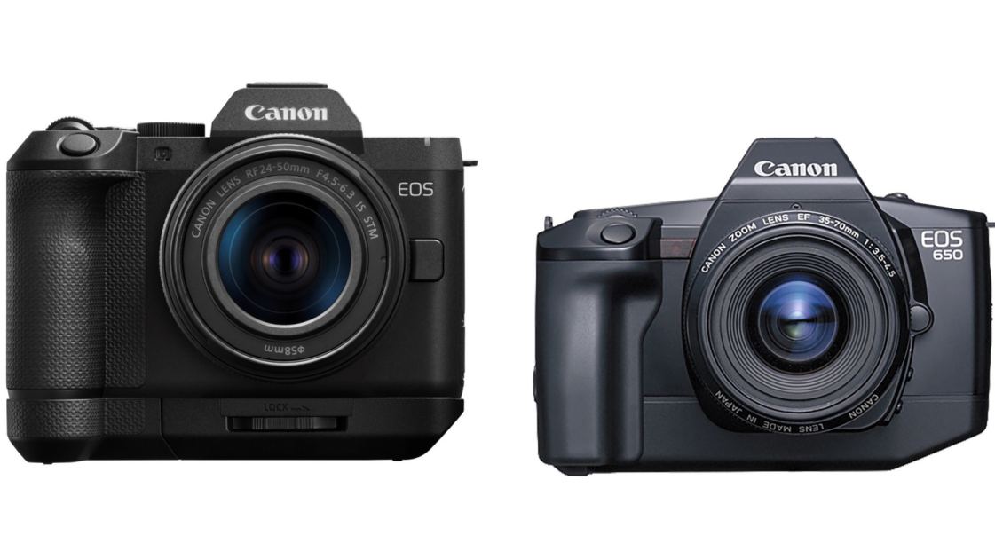 Canon's R8 II camera borrowed its styling from a classic SLR film camera