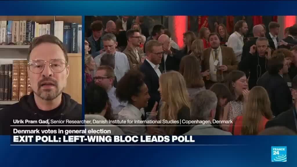 Danish PM's left bloc leads election, but no majority