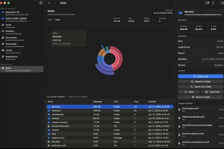 If you have a Mac, you should try this free and beautifully-designed disk space tool