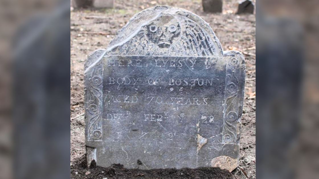  'One of the oldest gravestones of a free Black person in America' discovered in Boston 
