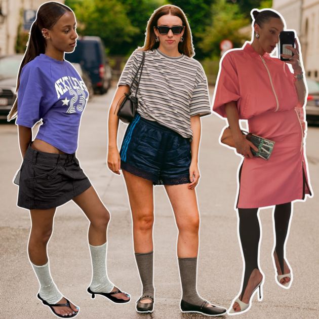  Pedis at the Ready: I Think Flip-Flops and Ballet Flats Look Coolest When Styled With This Divisive Sock Trend 