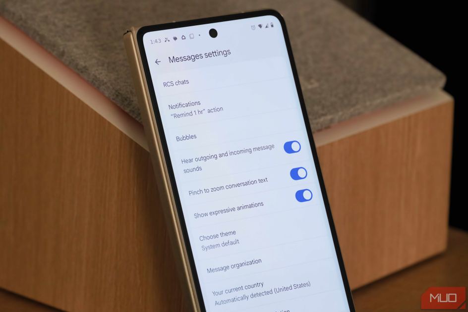 I refuse to use Google Messages without changing these privacy settings