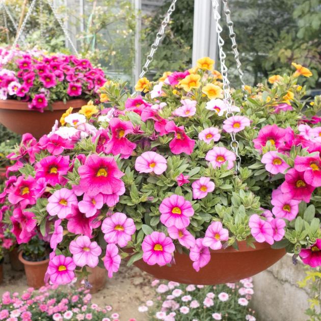  Stop Hanging Baskets So High – This Visual Trick Creates a ‘Floating Carpet’ of Plants for Easy Watering 