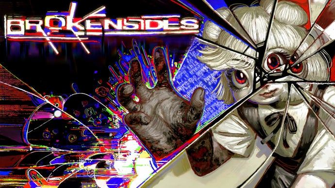 Suplex and shatter glass enemies after being in prison for committing a cardinal crime in the psychological horror beat 'em up Brokensides