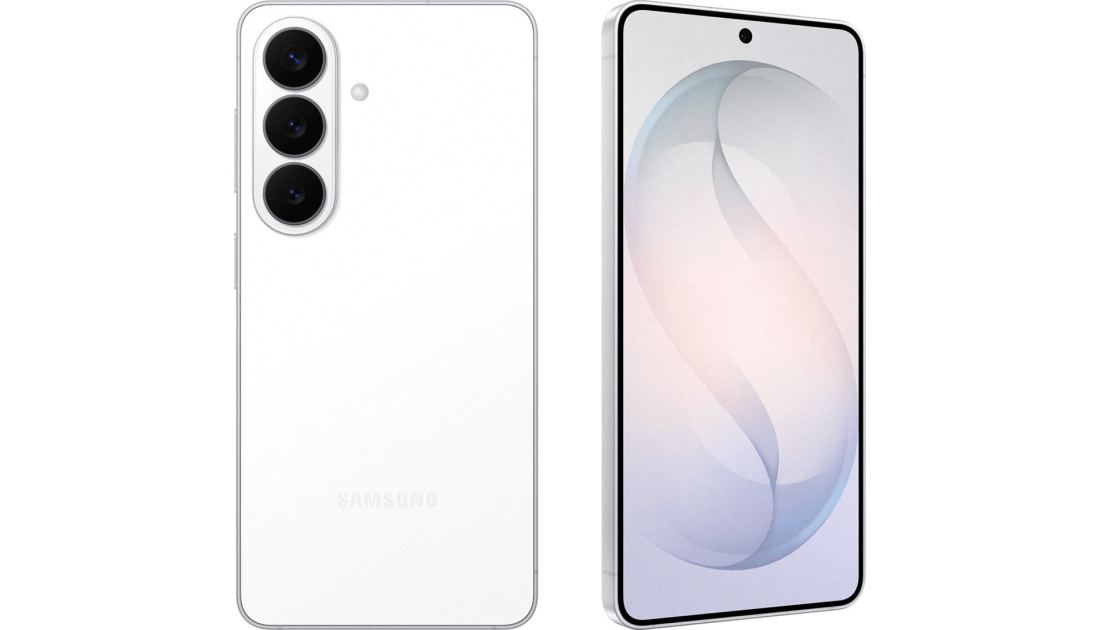 Have an early look at the Galaxy S26 in its white colorway