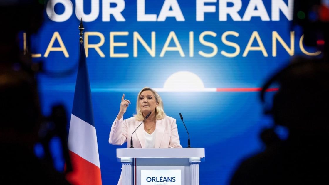 France’s Le Pen vows to restore ‘rule of law’ at presidential campaign launch