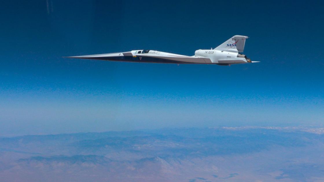  NASA's experimental X-59 jet breaks sound barrier for 1st time in step toward 'quiet supersonic' technology 
