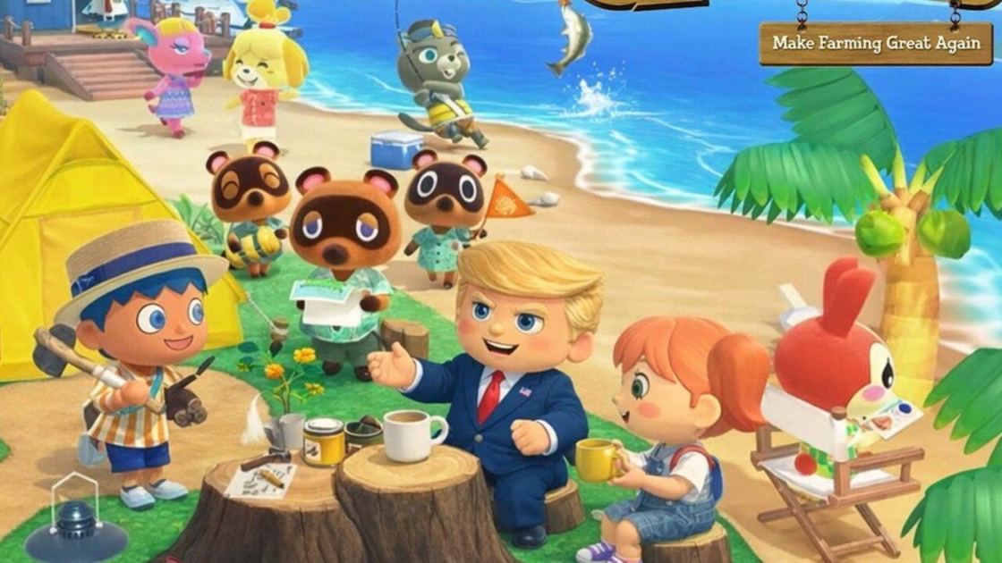 President Trump Is Now Posting Animal Crossing AI-Slop