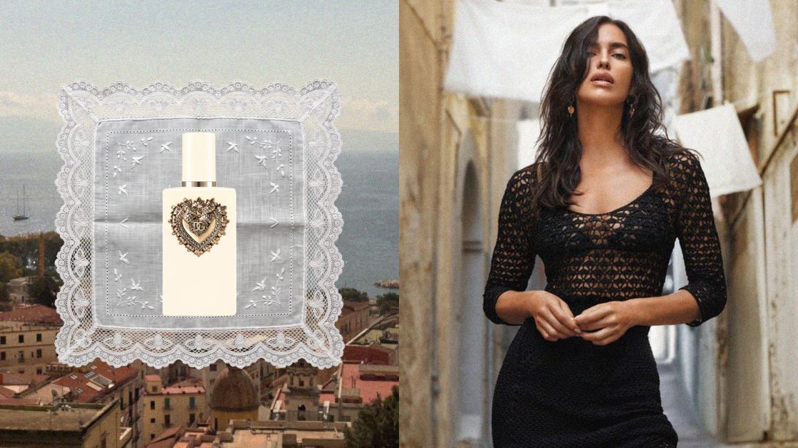  Irina Shayk Talks Family, Minimalist Makeup, and "Lacy, Sexy" Italian Fragrance 