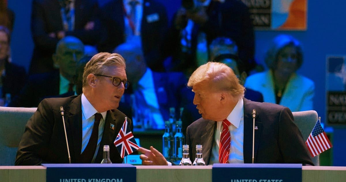 Trump says Starmer seeking to join Iran war ‘after we’ve already won’