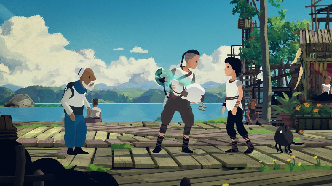 Planet of Lana 2: Children of the Leaf uses an invented language to enhance its story