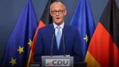 German Chancellor Merz calls state election a 'disaster' for his party but vows to stay on