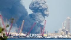 Iran says it has hit US base in Bahrain, as it launches strikes across region