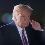 Nation granted reprieve as Trump inadvertently bans microphones from press conference