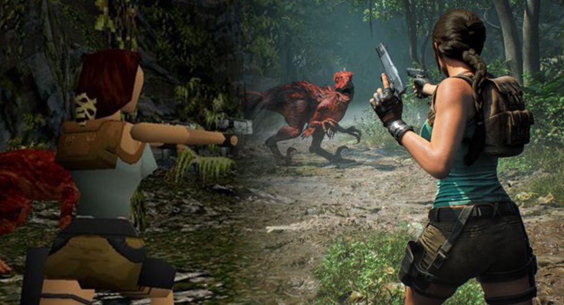  Tomb Raider and Rayman remakes vs originals 