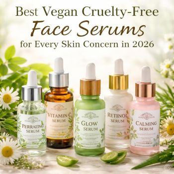 5 Best Vegan Cruelty-Free Face Serums for Every Skin Concern in 2026