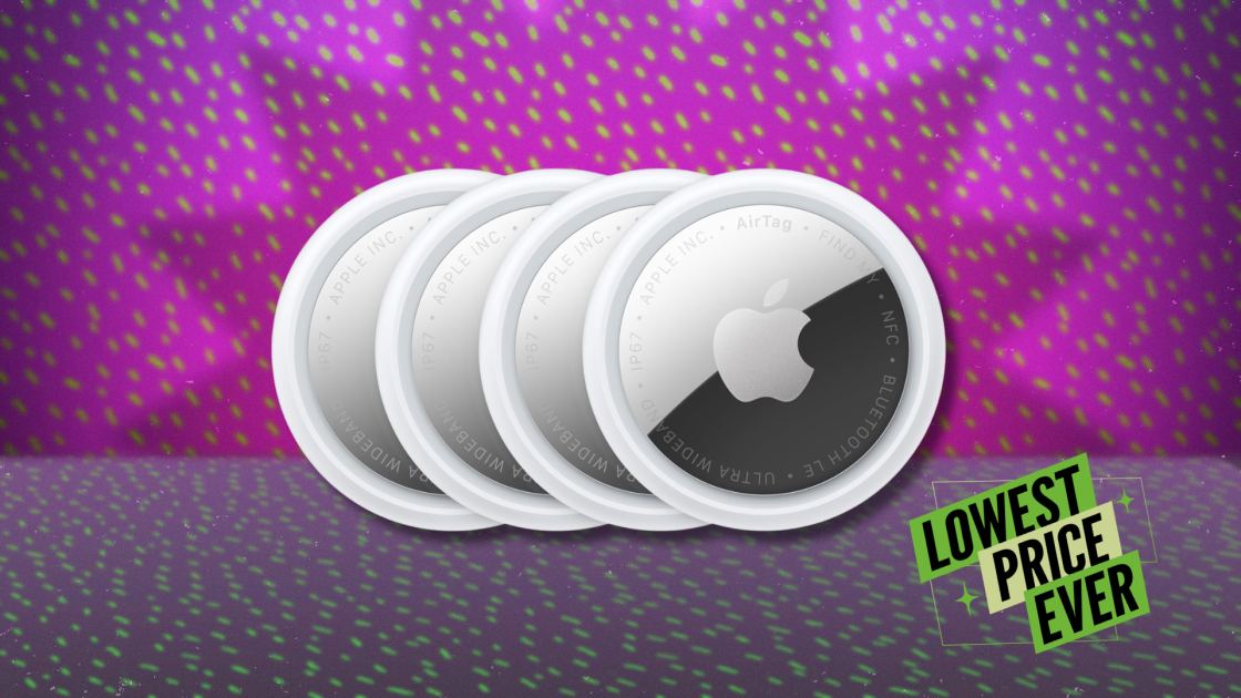 This Four-Pack of Apple's Newest AirTag Is at Its Lowest Price Ever Right Now