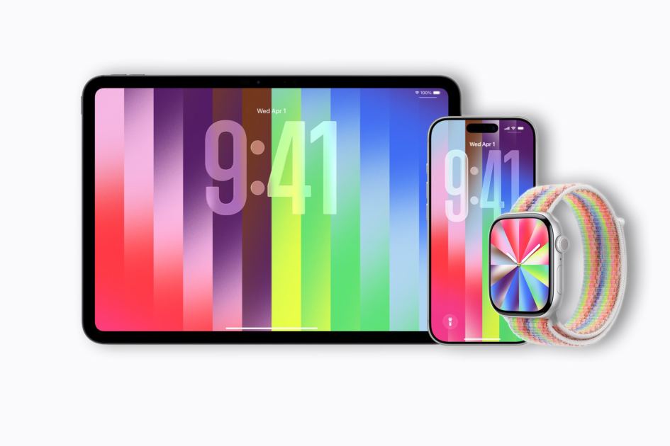 Apple announces new watch band and wallpaper to celebrate Pride month