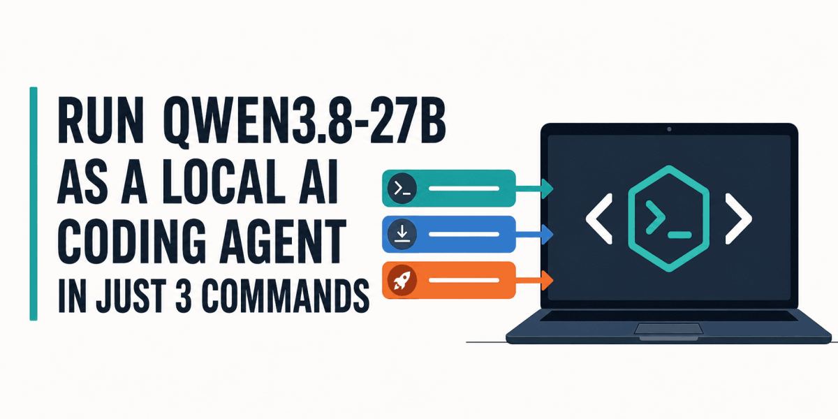 Run Qwen3.8-27B as a Local AI Coding Agent in Just 3 Commands