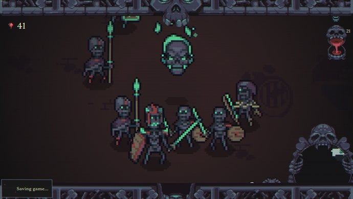 While it plays its roguelike autobattling safe, Skull Horde does put a smile on my flaming skeleton head