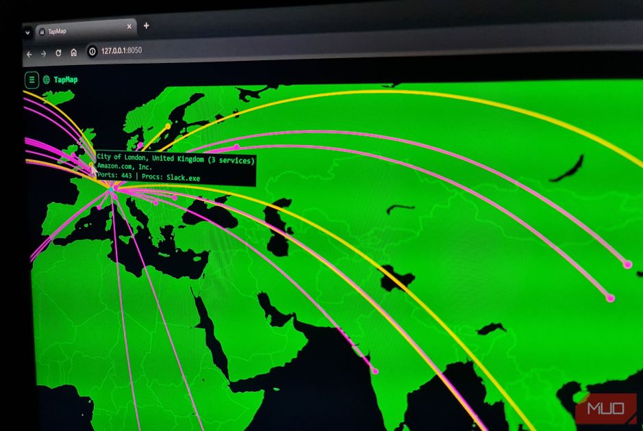 I put my computer’s internet traffic on a map, and I didn’t expect what I found