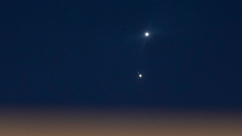 What Are Those Two Bright Stars In The West After Sunset?