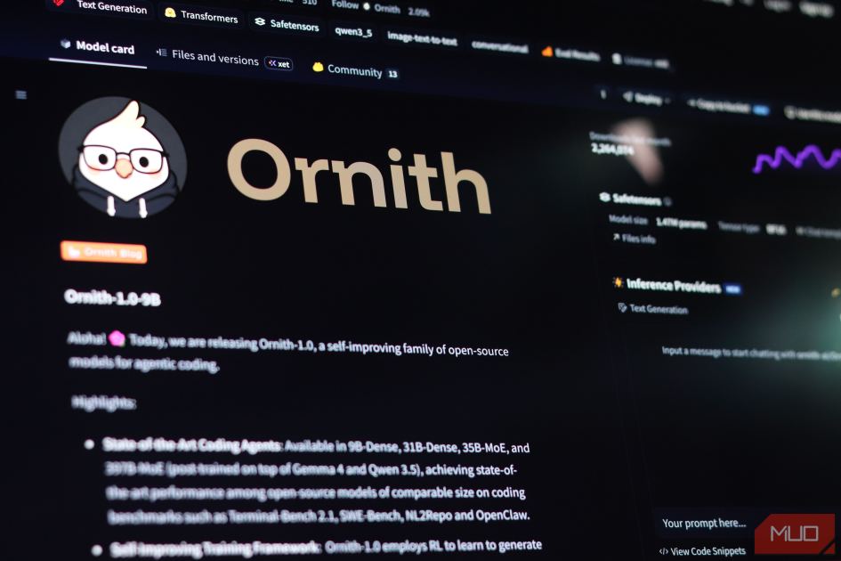 Ornith 9B gave my 16GB laptop near-35B answers, and it reads images too