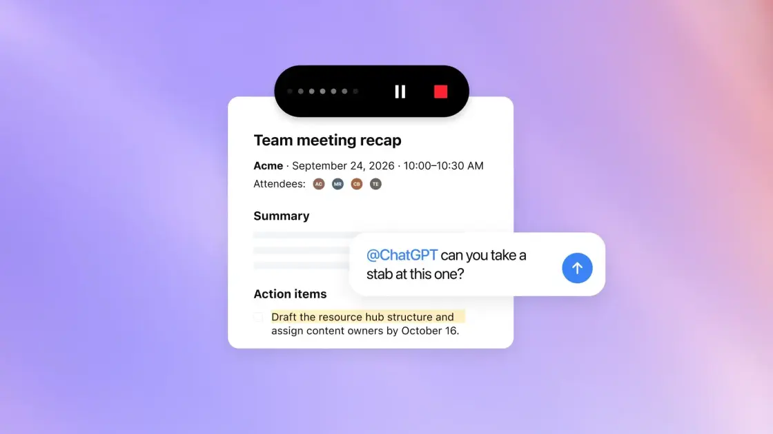 ChatGPT for Mac takes on Granola with meeting notes that lead to action