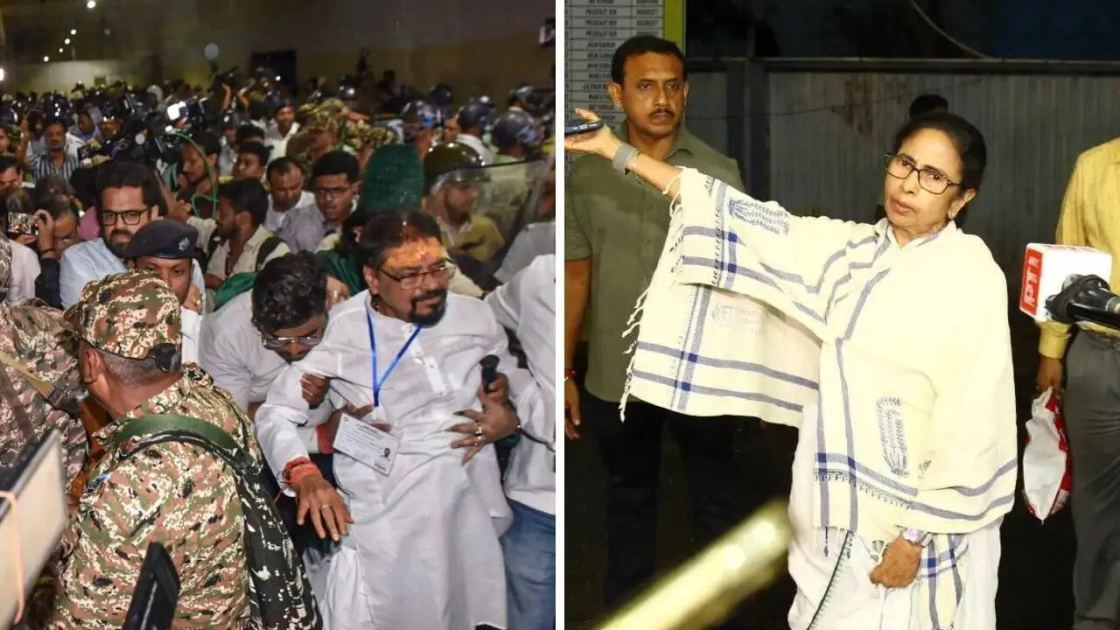 Mamata storms EVM strongroom; TMC, BJP lock horns over tampering claims: How late-night drama unfolded