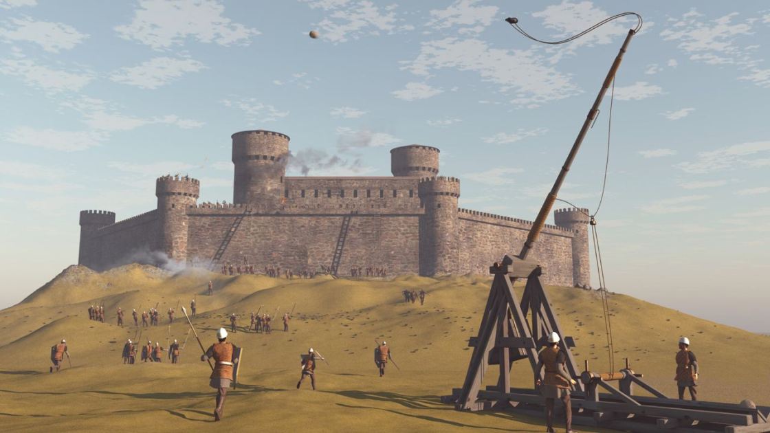  Shoutout to this particular skeleton, who researchers believe is the first confirmed case of being totally obliterated by a trebuchet 