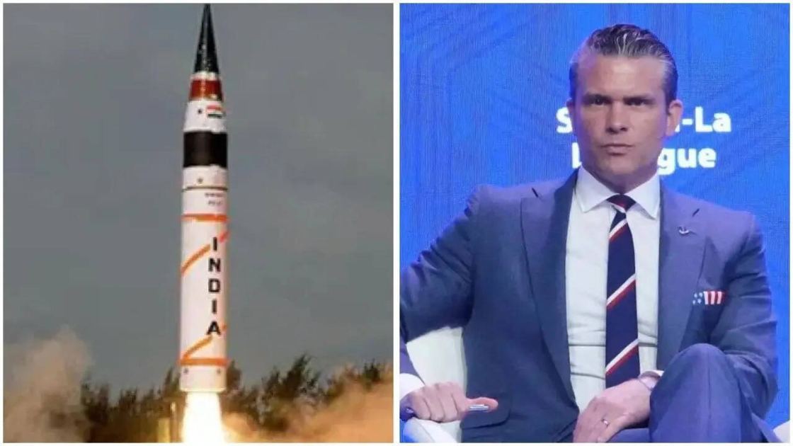 Pakistani journo flubs with poser on India's Agni-6; how US war secy reacted