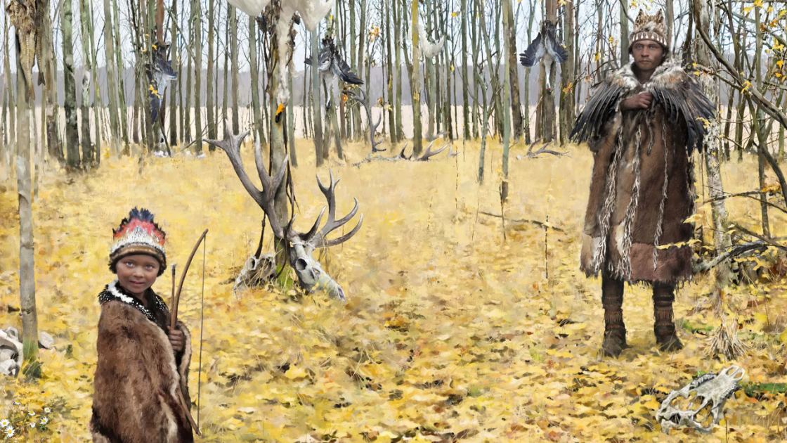  Stone Age boy in Sweden was buried in deerskin and a woodpecker headdress, archaeologists discover 